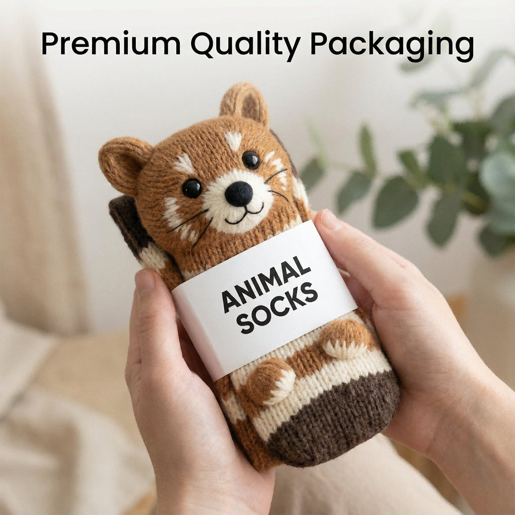 Red Panda Socks