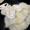 The Versailles Pearl Lattice Dog Wedding Dress