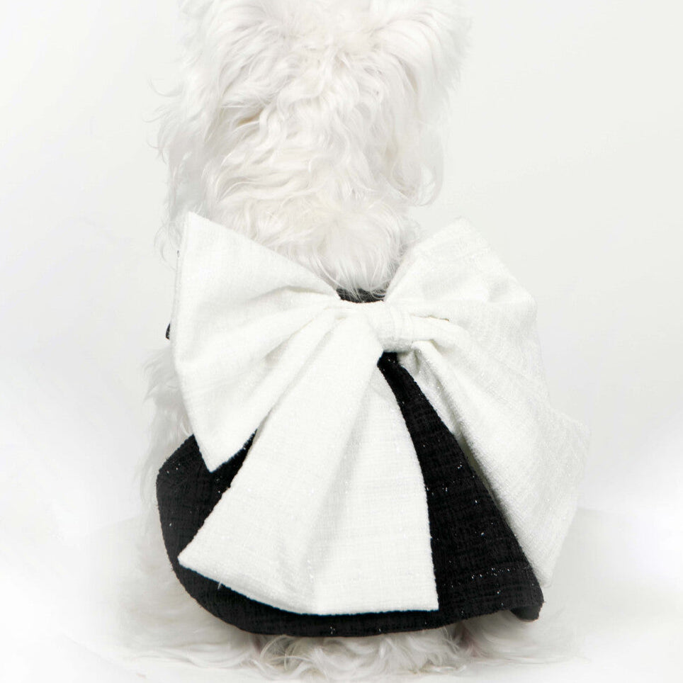 Miss CoCo - Black and White Luxury Little Princess Dress