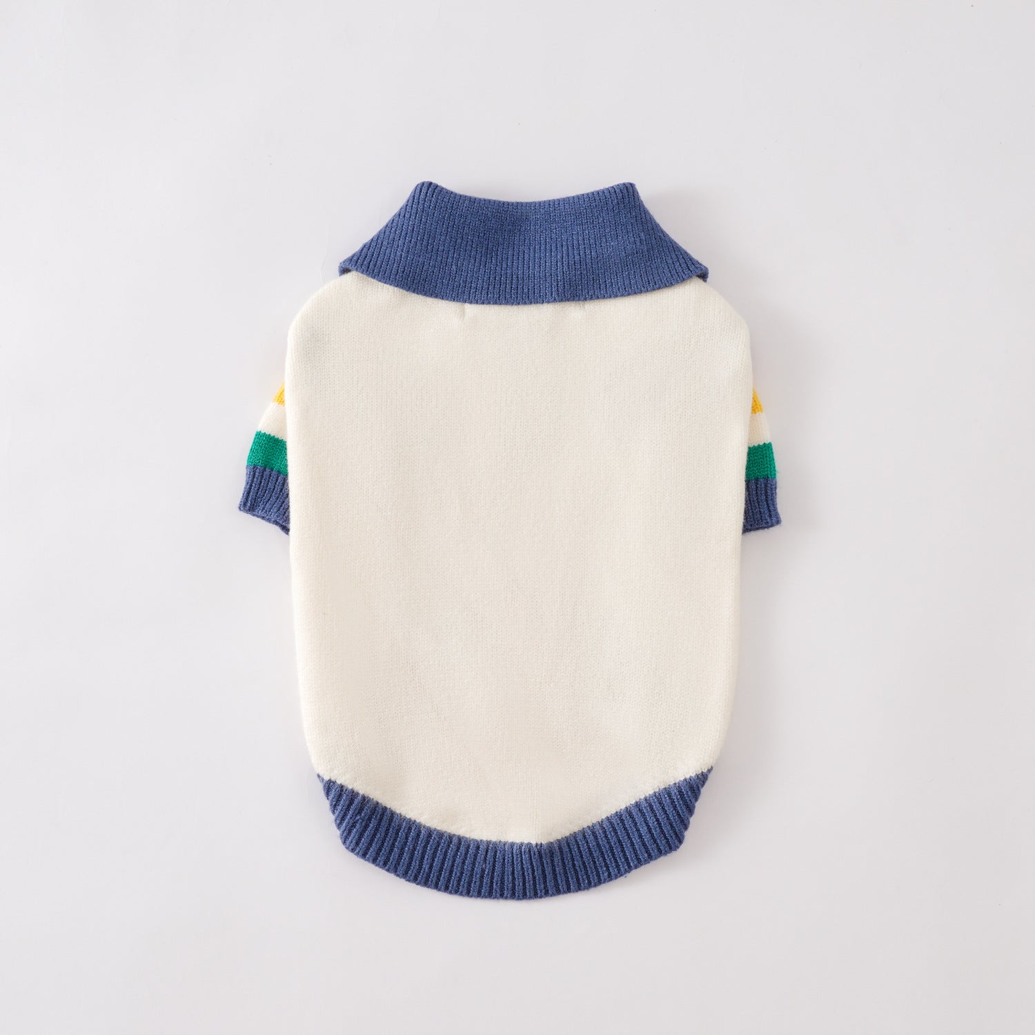Rainbow Polo Knit Pet Sweater
