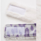 Purple Leopard Print Pet Cape