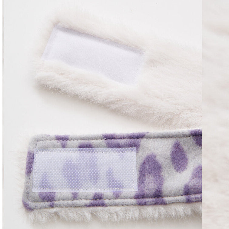 Purple Leopard Print Pet Cape